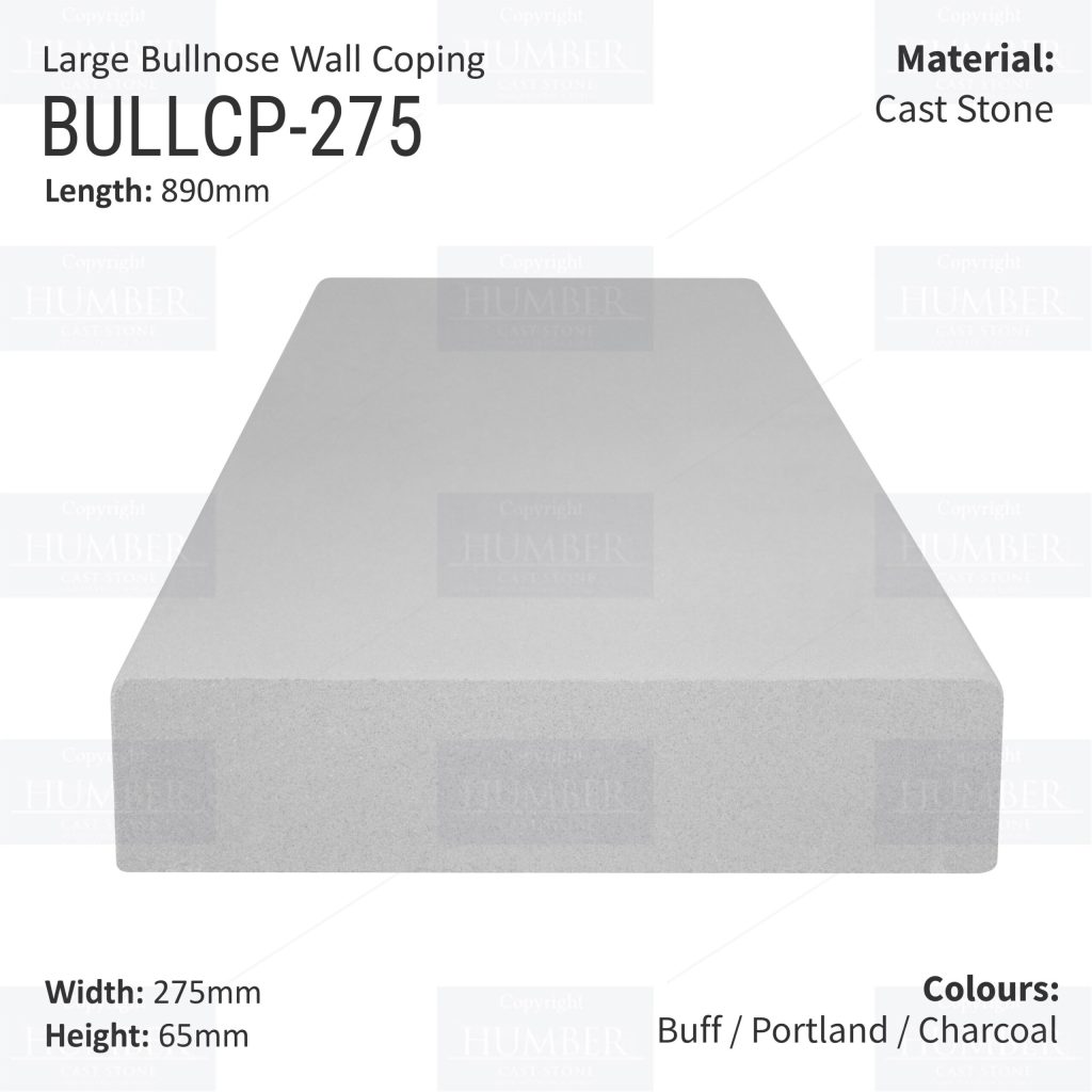 Large Bullnose  – 890mm x 275mm