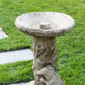Badger Stone Bird Bath BB-4-003