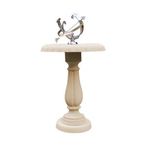 Heritage Birdbath w/ Brass Armillary Sundial