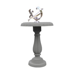 Brass Armillary on Heritage BB_BAS-HBB-CHARCOAL
