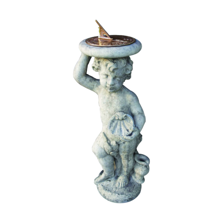 Cherub Aged Brass Sundial_CABS-3755-C