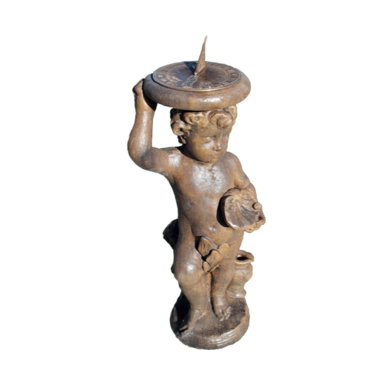 Cherub Aged Brass Sundial_CABS-3755-U