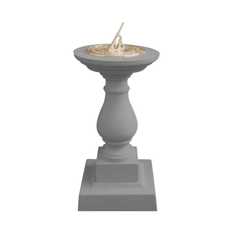 Classic Brass Sundial_CS-CHARCOAL