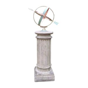 Classic Fluted Column Large Armillary