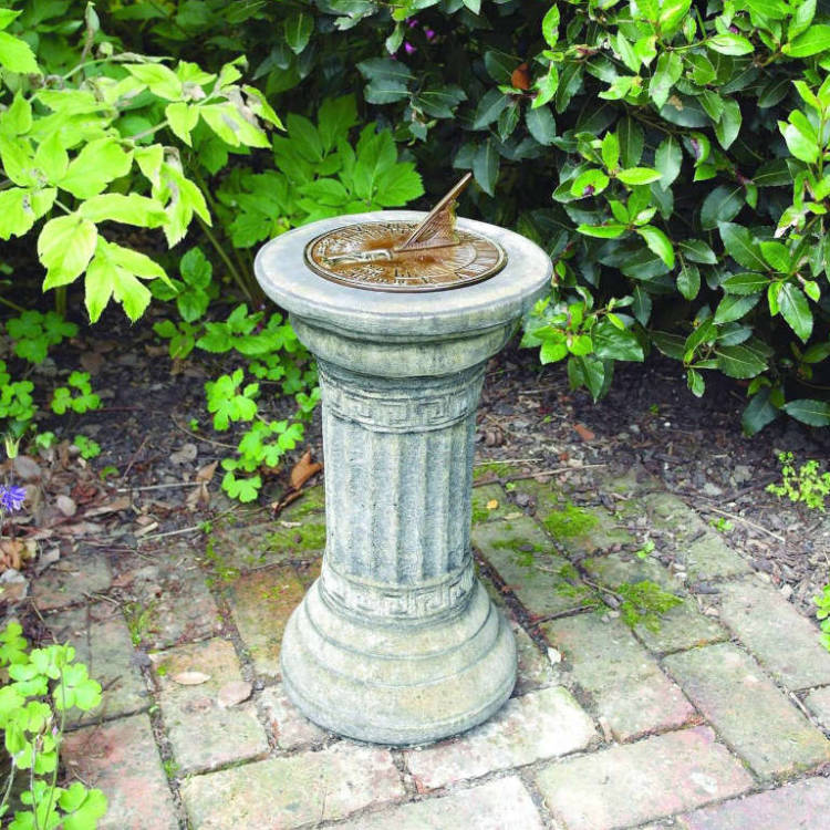 Classical Small Aged Brass Sundial CSABS-C3712