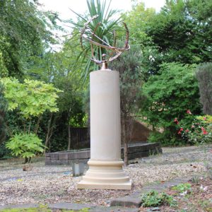 Classic Plain Column Armillary Sundial