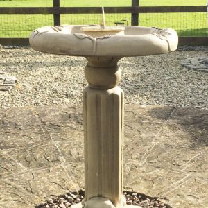 Classic Sundial Birdbath CSBB-4-016