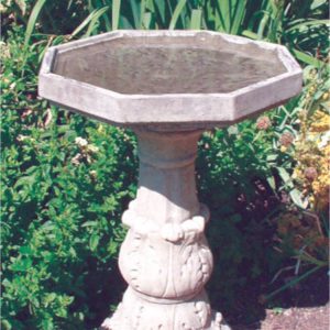 Classical Birdbath with Plain Bowl CBPB-C4005