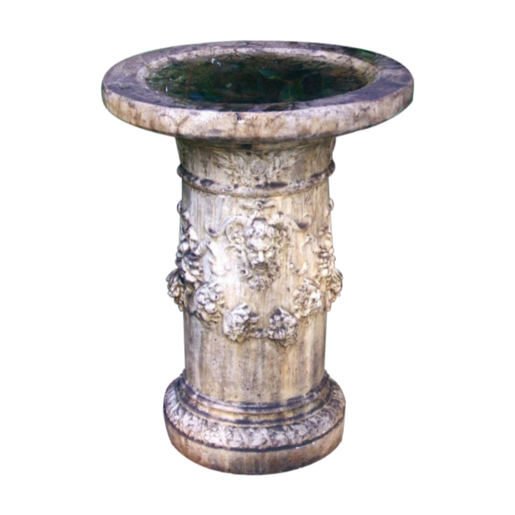Draped Pan Birdbath_DPBB-C1219