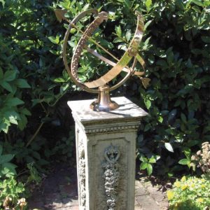Floral Large Brass Armillary FLA-C3735