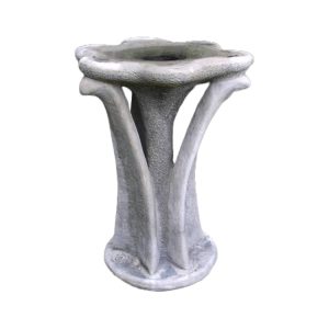 Flower Stone Birdbath FBB-C5755