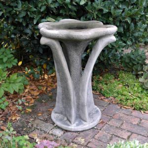 Flower Stone Birdbath FBB-C5755