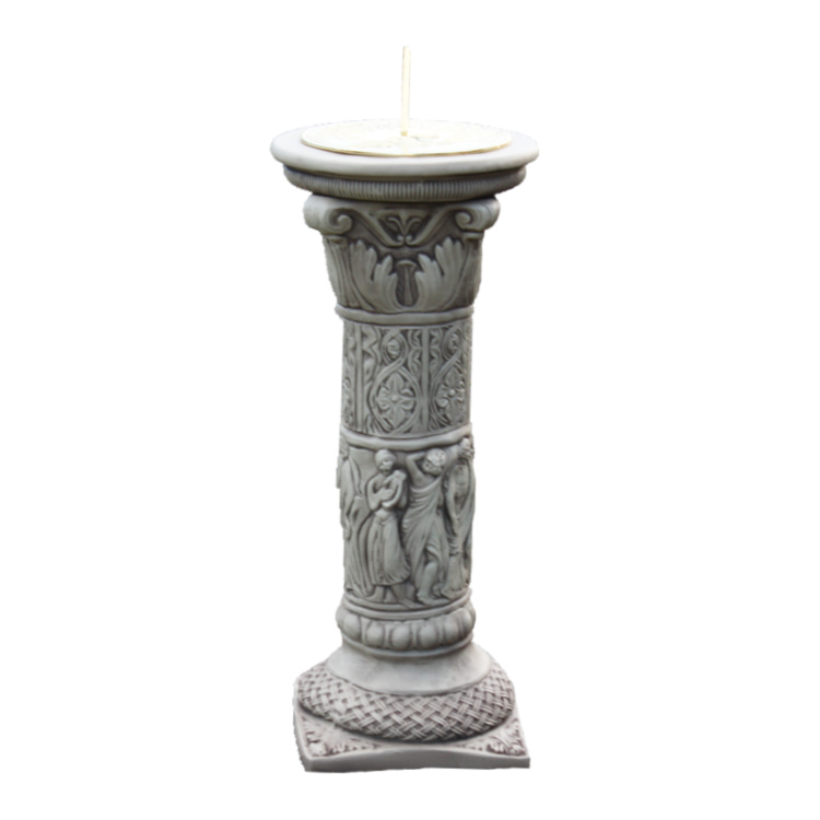Fluted Cherub Sundial_FLCHS-4-051
