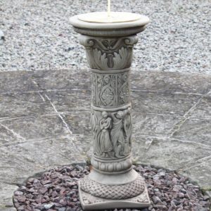 Fluted Cherub Sundial FLCHS-4-051