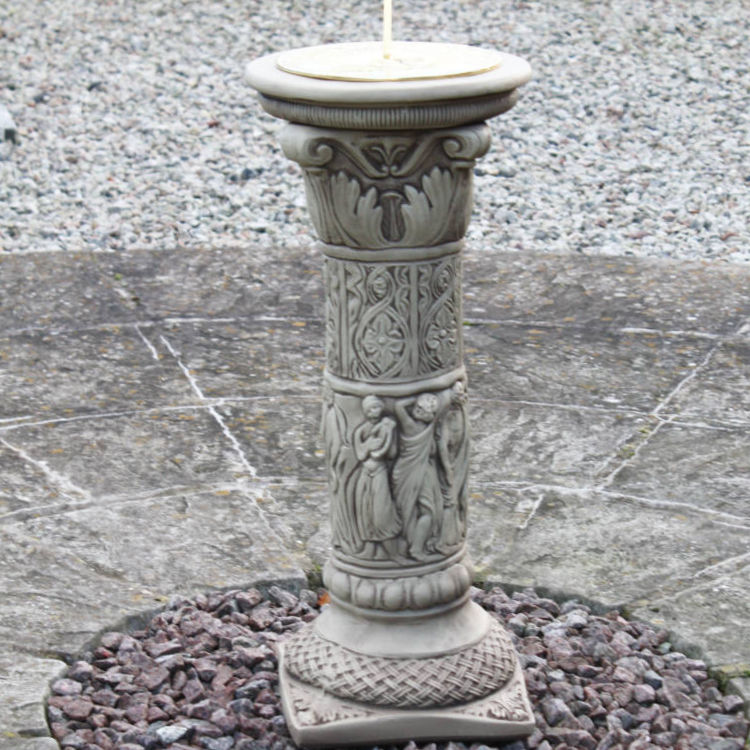 Fluted Cherub Sundial FLCHS-4-051