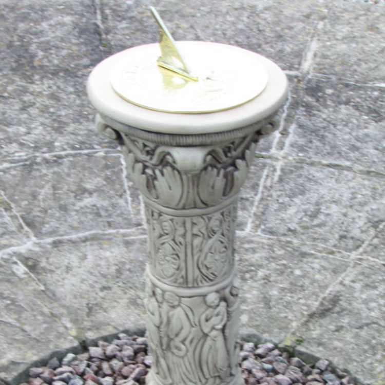 Fluted Cherub Sundial FLCHS-4-051