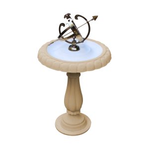 Heritage Armillary Sundial Birdbath