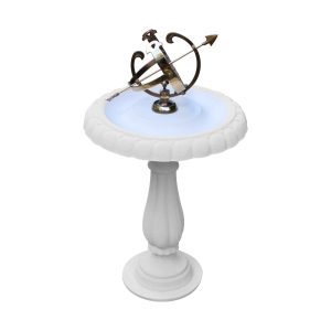 Heritage Armillary Sundial Birdbath