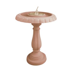 Heritage Brass Sundial Birdbath_HSBB-TERRACOTTA