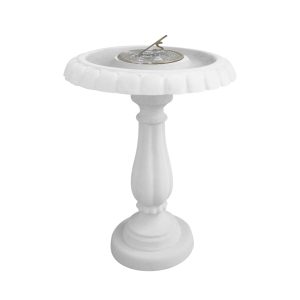Heritage Chrome Sundial Birdbath_HSBB-PORTLAND