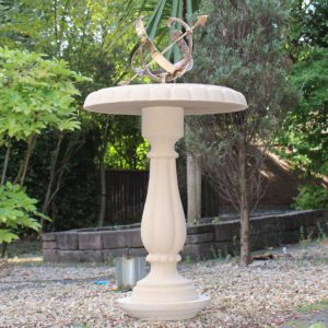 Heritage Armillary Sundial Birdbath