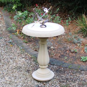 Heritage Armillary Sundial Birdbath
