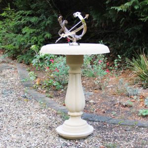 Heritage Armillary Sundial Birdbath