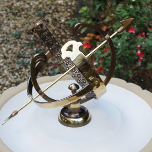 Heritage Armillary Sundial Birdbath