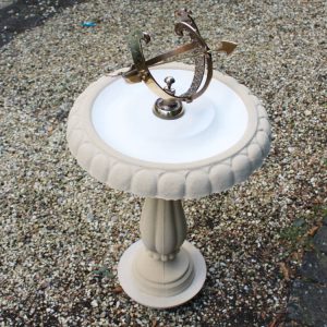 Heritage Armillary Sundial Birdbath