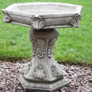 Hexagon Leaf Birdbath HLBB-4-101