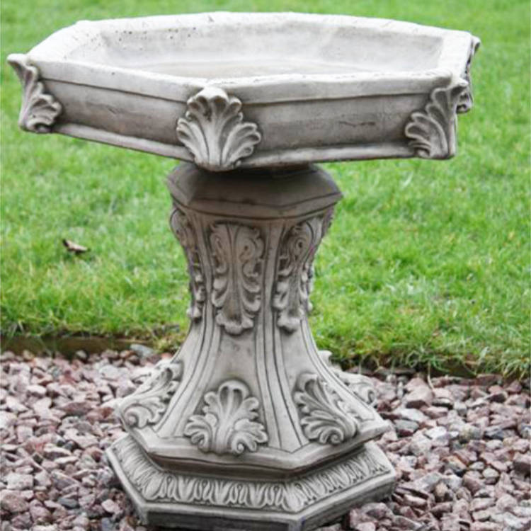 Hexagon Leaf Birdbath HLBB-4-101