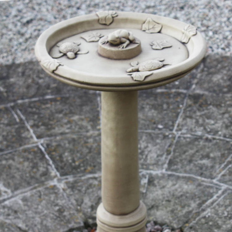 Lizard Stone Birdbath LBB-4-041