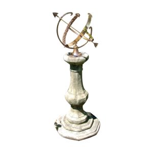 Pedestal Large Brass Armillary PLA-C3820