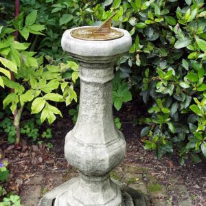 Pedestal Aged Brass Sundial PABS-C3807