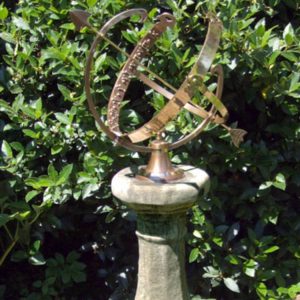 Pedestal Large Brass Armillary PLA-C3820