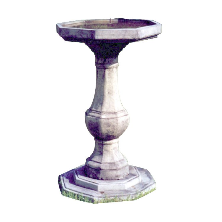 Plain Bowl Pedestal Birdbath_PBPB-C4002