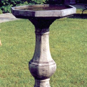 Plain Bowl Pedestal Birdbath PBPB-C4002