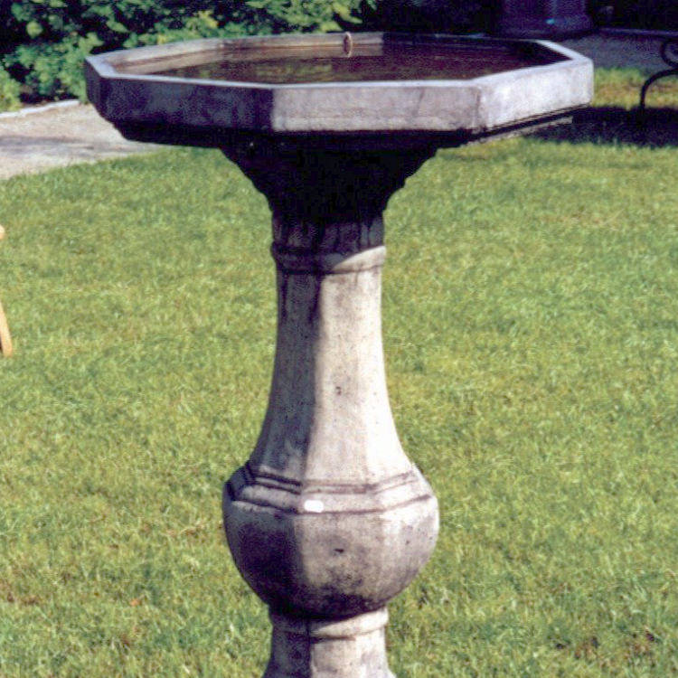 Plain Bowl Pedestal Birdbath PBPB-C4002