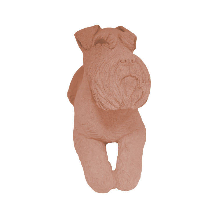 Schnauzer Dog_10-819 front-TERRACOTTA