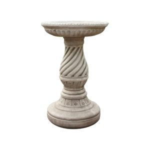 Scroll Stone Bird Bath SBB-4-006