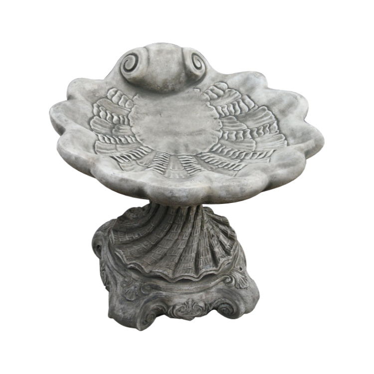 Shell Ornate Birdbath_SHBB-4-008