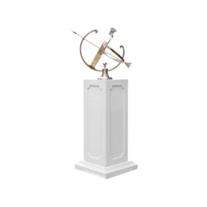 Square Pedestal Armillary Sundial