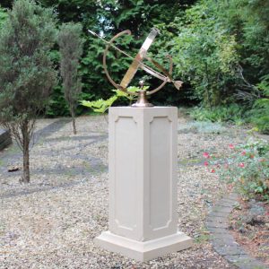 Square Pedestal Armillary Sundial