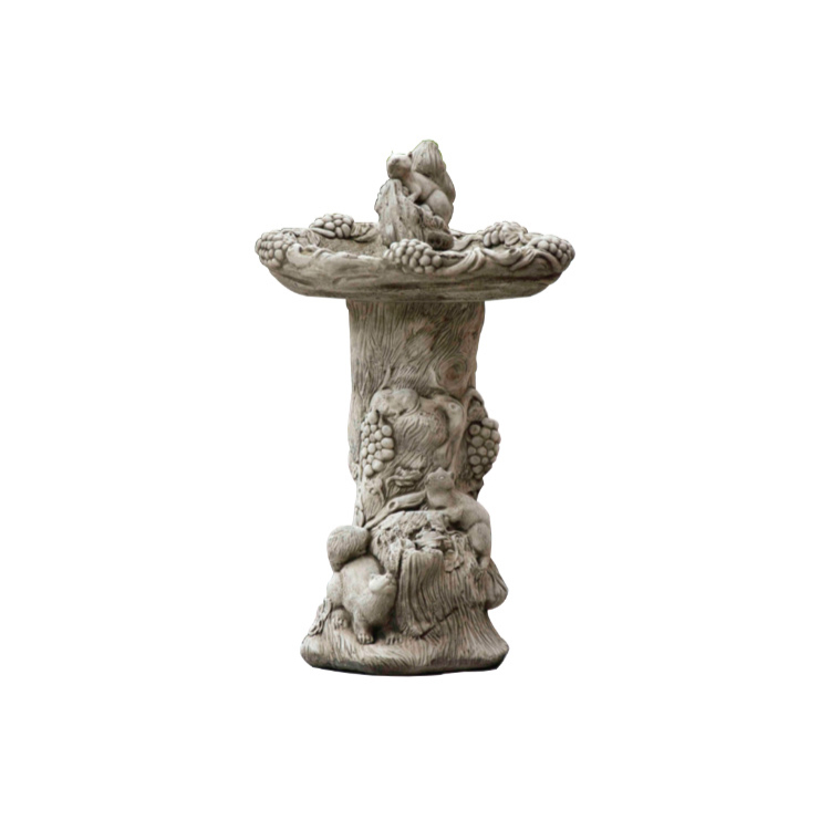 Squirrel Wildlife Birdbath_SWBB-4-001