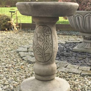 Sunflower Stone Bird Bath SFBB-4-025