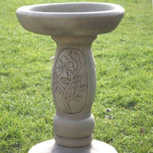 Sunflower Stone Bird Bath SFBB-4-025