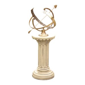 Tall Fluted Armillary Sundial TFS-4-104