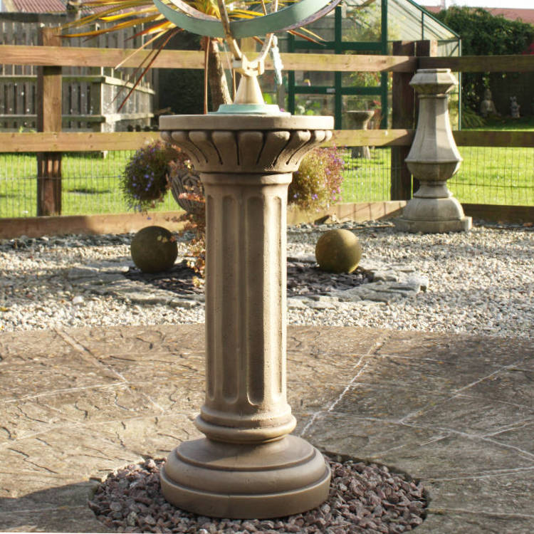Tall Fluted Armillary Sundial TFS-4-104