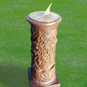 Vine Aged Brass Sundial VABS-3702