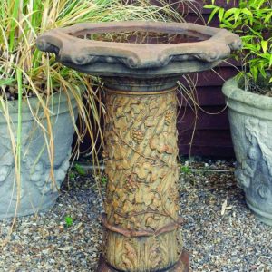 Vine Stone Birdbath VBB-4004